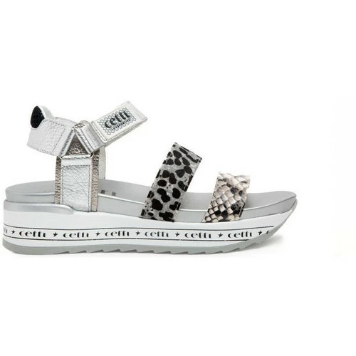 Cetti 1255 for Sandales et Nu-pieds Couleur Argenté