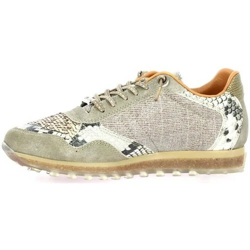 Cetti Baskets cuir laminé for Baskets mode Couleur Taupe – Image 2