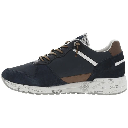 Cetti Baskets basses en cuir nubuck for Baskets mode Couleur Bleu marine – Image 3