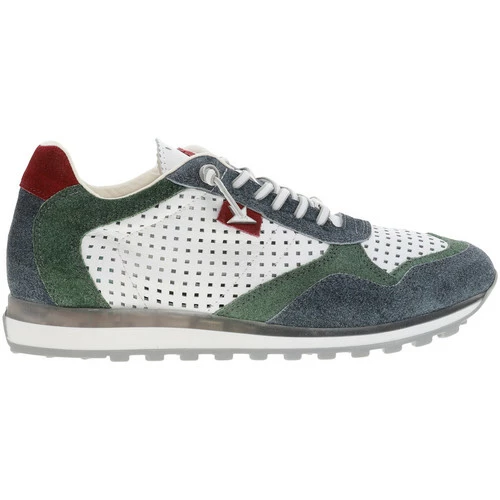 Cetti Baskets basses à cuir perforé for Baskets mode Couleur Blanc – Image 2