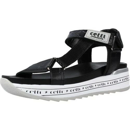 Cetti SANDALE 1263 NOIR ANIMAL PRINT for Sandales et Nu-pieds Couleur Noir – Image 2