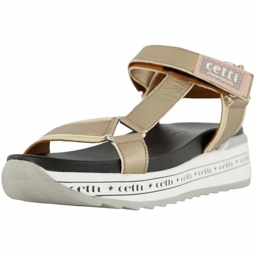 Cetti for Sandales et Nu-pieds Couleur Doré